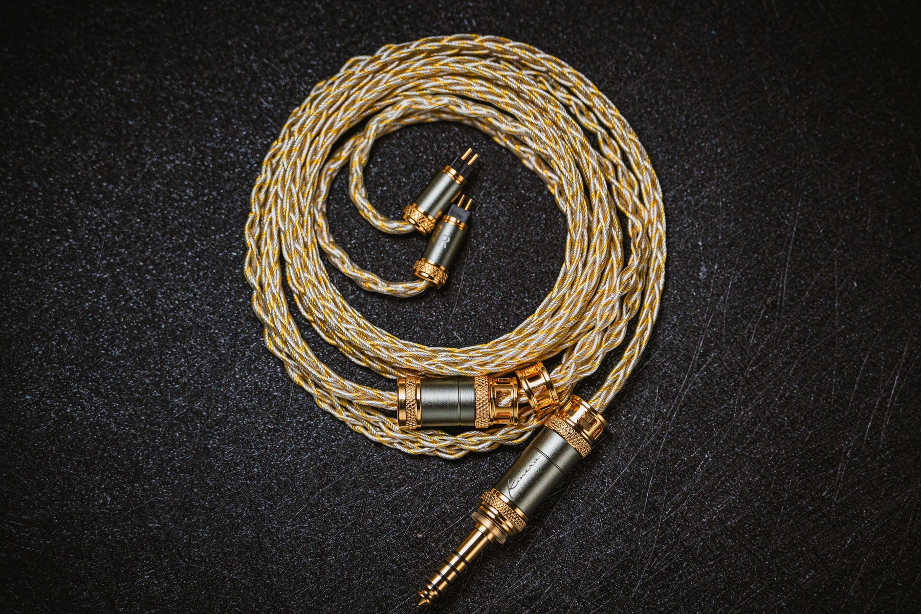 Kinera New favorite MIA 6N Single Crystal Copper Silver-Plated IEM Upgrade cable
