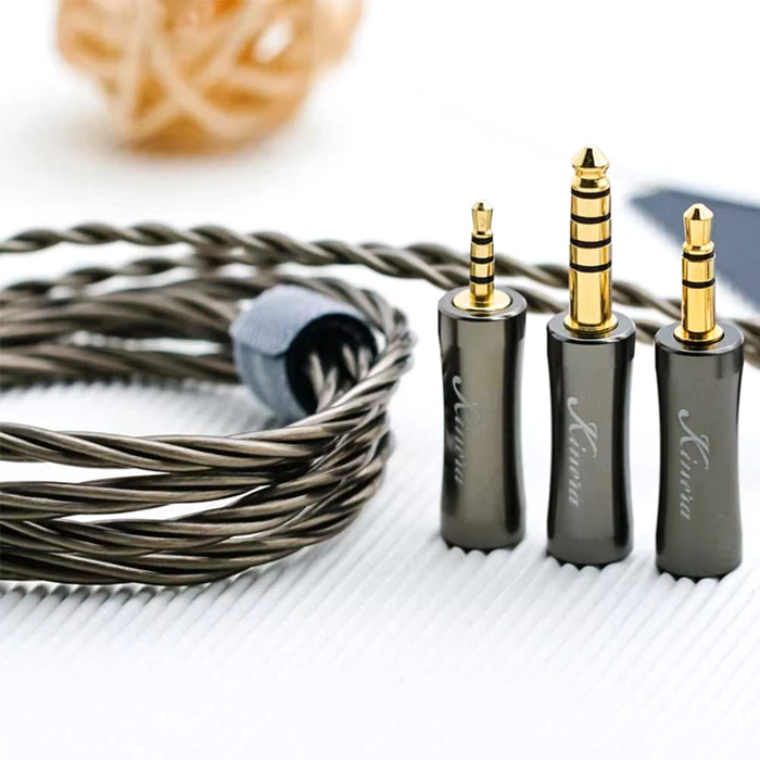 Kinera Dromi Earphone Upgrade Cable 6N OCC 4 Core Silver Plated 0.78 2pin/MMCX Connector Modular 2.5mm 3.5mm 4.4mm Plug Headset