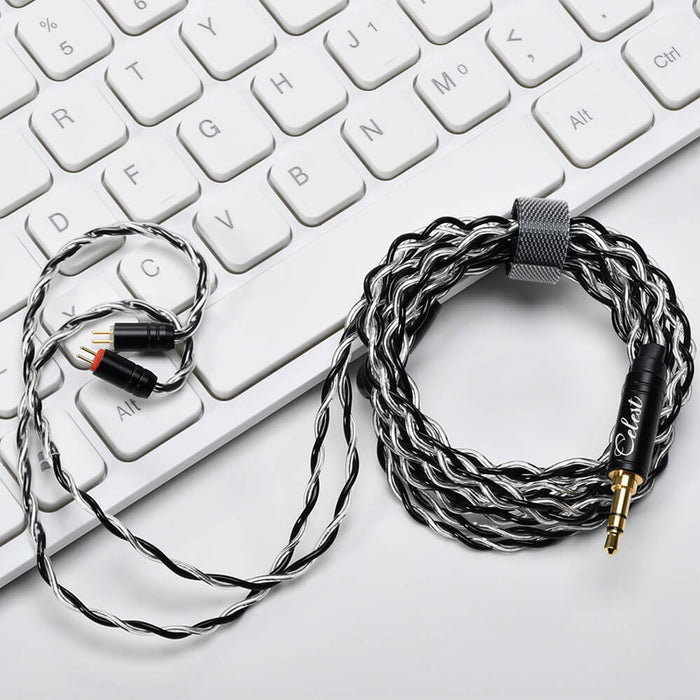 New Kinera Celest Aura Headphone Silver Lated Copper 0.78 2pin Wire Headset Earphone Cable Accessories 3.5mm 4.4mm Plug IEMs