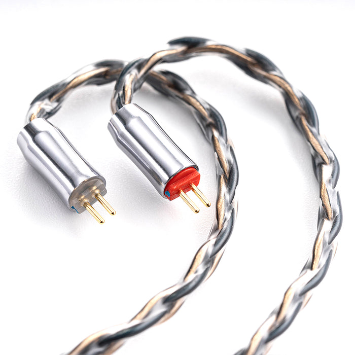 Kinera Leyding Upgrade Earphone Cable With 2.5/3.5/4.4mm Plug OFC+Alloy Copper 5N Silver Plated 8 Core 0.78 2pin / MMCX Cable