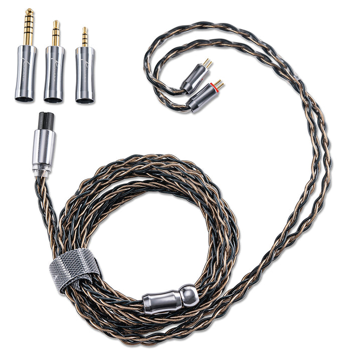 Kinera Leyding Upgrade Earphone Cable With 2.5/3.5/4.4mm Plug OFC+Alloy Copper 5N Silver Plated 8 Core 0.78 2pin / MMCX Cable