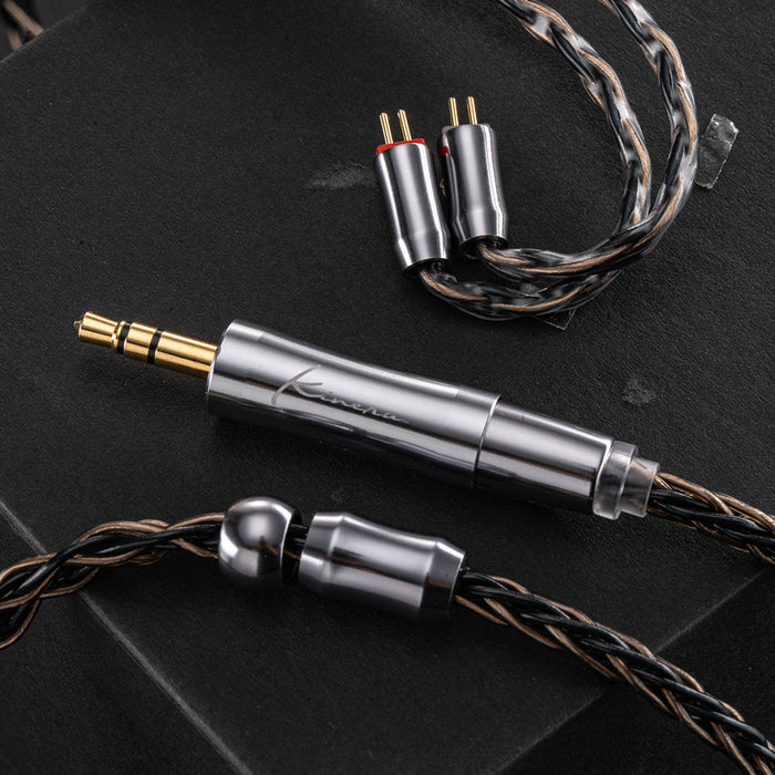 Kinera Leyding Upgrade Earphone Cable With 2.5/3.5/4.4mm Plug OFC+Alloy Copper 5N Silver Plated 8 Core 0.78 2pin / MMCX Cable