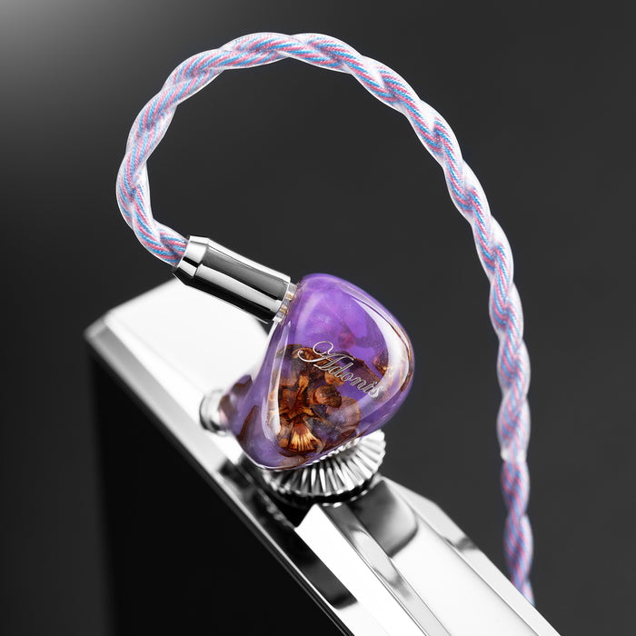 QoA Adonis New 1DD+2BA Hybrid In Ear Earphones Pinecone Resin Shell IEMs 3.5+4.4mm Plug 0.78 2pin Cable Kinera HiFi Headphone
