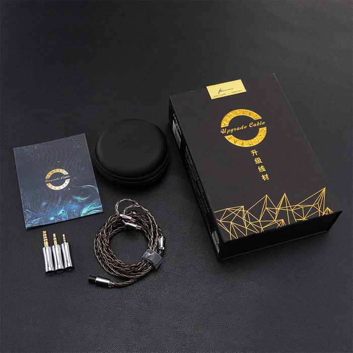 Kinera Leyding Upgrade Earphone Cable With 2.5/3.5/4.4mm Plug OFC+Alloy Copper 5N Silver Plated 8 Core 0.78 2pin / MMCX Cable