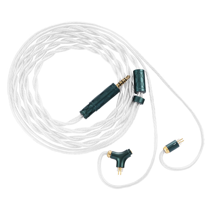 Kinera Gramr Pro Earphone Upgrade Cable Detachable Boom Mic 3.5mm 4.4mm Plug 0.78mm 2Pin/MMCX IEMs For Gaming Calling Headset