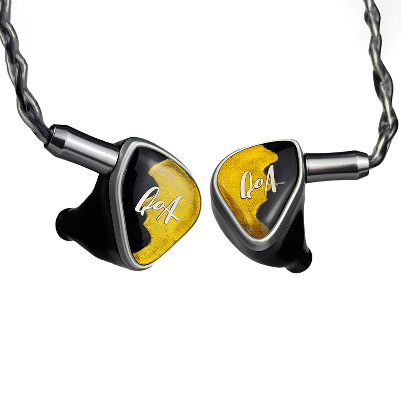 QoA Margarita Earphone 1BA+1DD+2 Sonion Electrostatic 4.4 2.5 Balance In-Ear Dynamic Driver Hifi Music Headsets Cable Headphone - Kinera