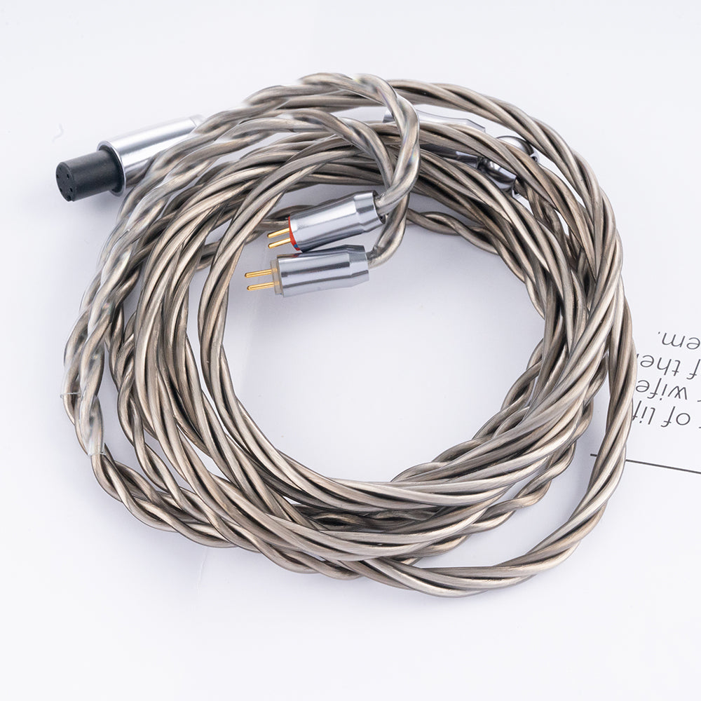 Kinera Dromi Earphone Upgrade Cable 6N OCC 4 Core Silver Plated 0.78 2