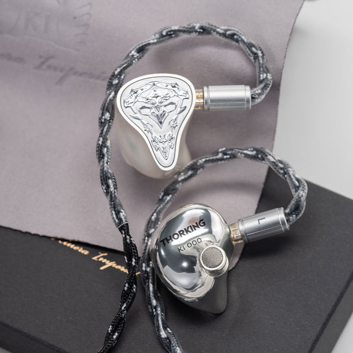 Kinera ThorKing Earphone 1DD + 6BA + 4EST In-ear Monitor with hybrid drivers With 7N single crystal copper