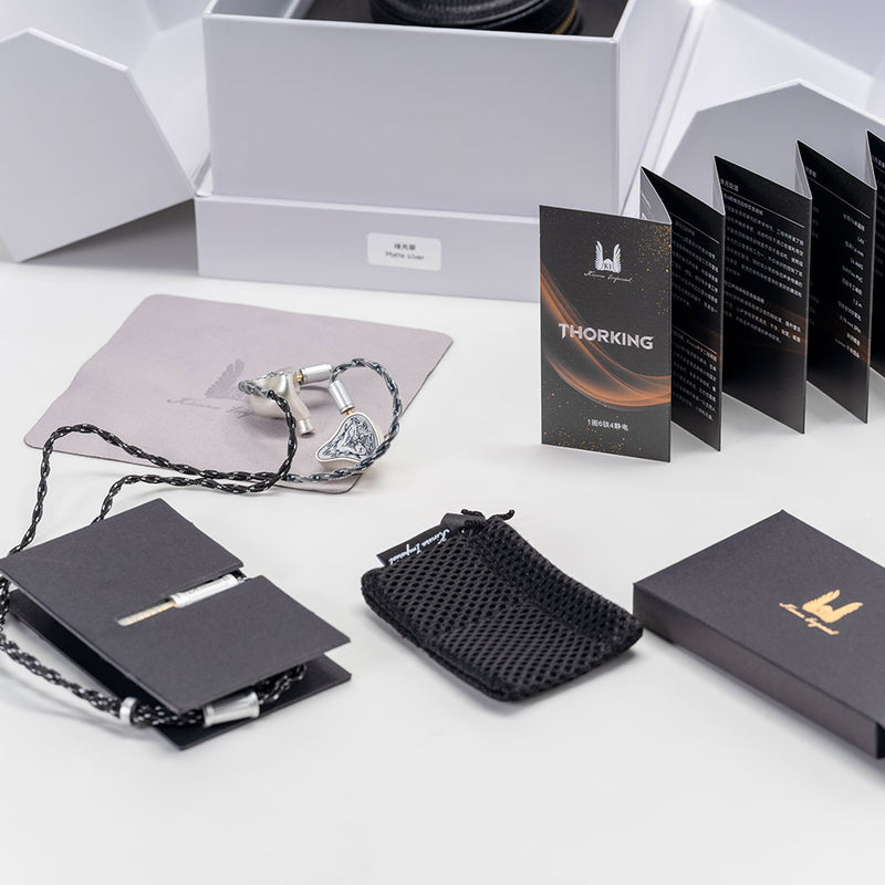 Kinera ThorKing Earphone 1DD + 6BA + 4EST In-ear Monitor with hybrid drivers With 7N single crystal copper - Kinera