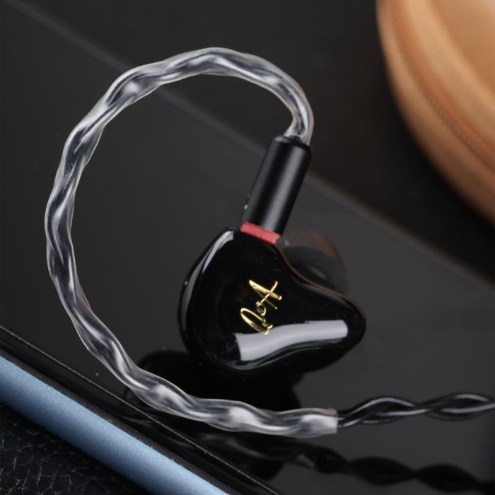 QoA Pink Lady 2BA+1DD Hybrid DriverIn In Ear Earphone HIFI DJ Monitor Earbuds Headphone With 2Pin Detachable Cable IEM Headset