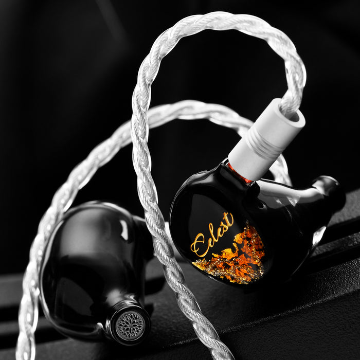 kinera Celest Plutus Beast 1BC+1BA+1SPD™ In Ear Monitor Driver Hifi Earphones IEMs Wired headphones With 2pin Detachable Cable - Kinera