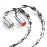 Kinera Leyding Upgrade Earphone Cable With 2.5/3.5/4.4mm Plug OFC+Alloy Copper 5N Silver Plated 8 Core 0.78 2pin / MMCX Cable - Kinera