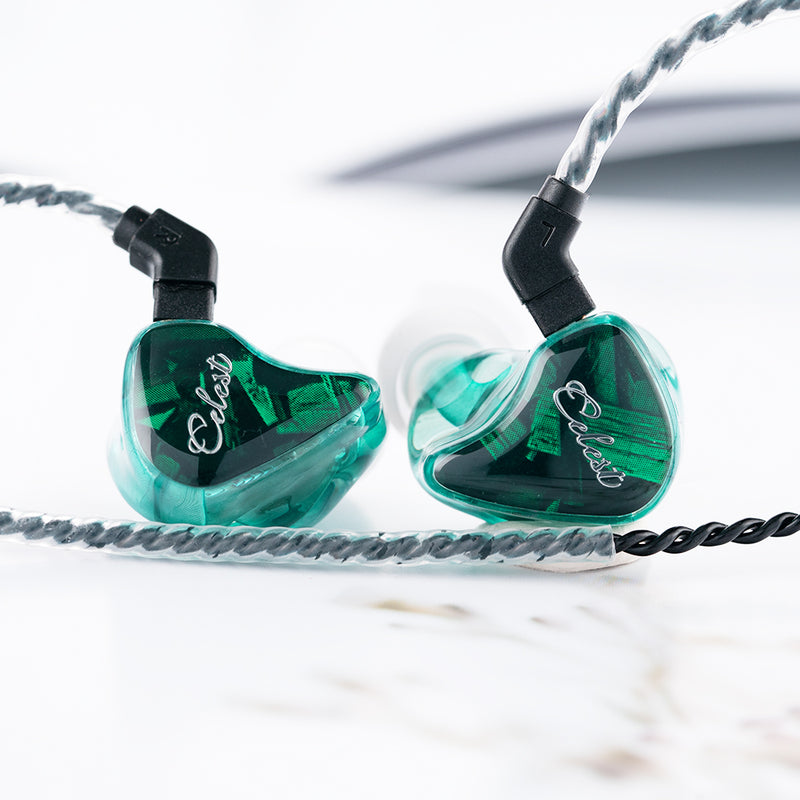 Kinera Celest Wyvern Qing 10mm Lcp Dynamic Driver In-Ear Earphones Microphone Headset With Detachable Cable For Games Live Calls - Kinera