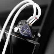 New QoA Mimosa In Ear Earphone 1 Dynamic + 1 Planar IEMs 3.5mm 4.4mm Plug For HiFi Music Headphone 0.78 2pin Cable Headset - Kinera