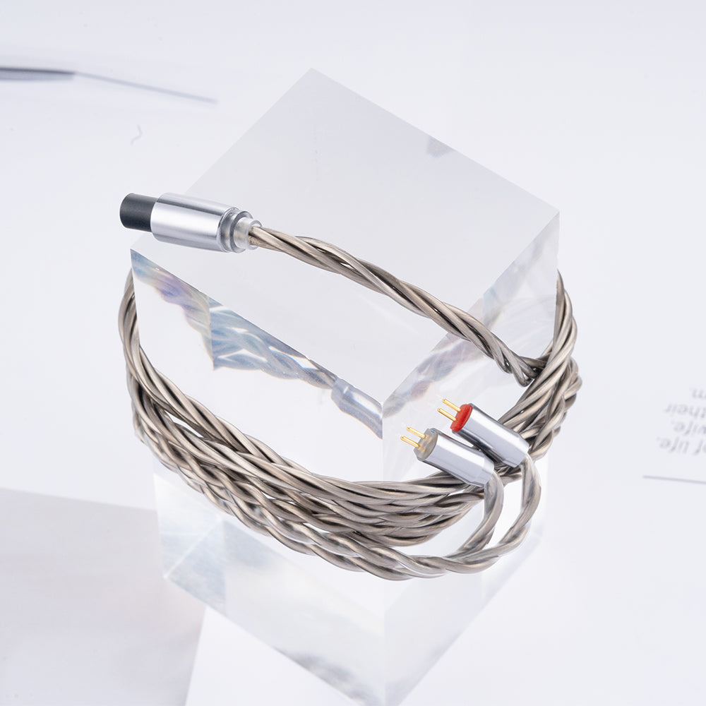 Kinera Dromi Earphone Upgrade Cable 6N OCC 4 Core Silver Plated 0.78 2