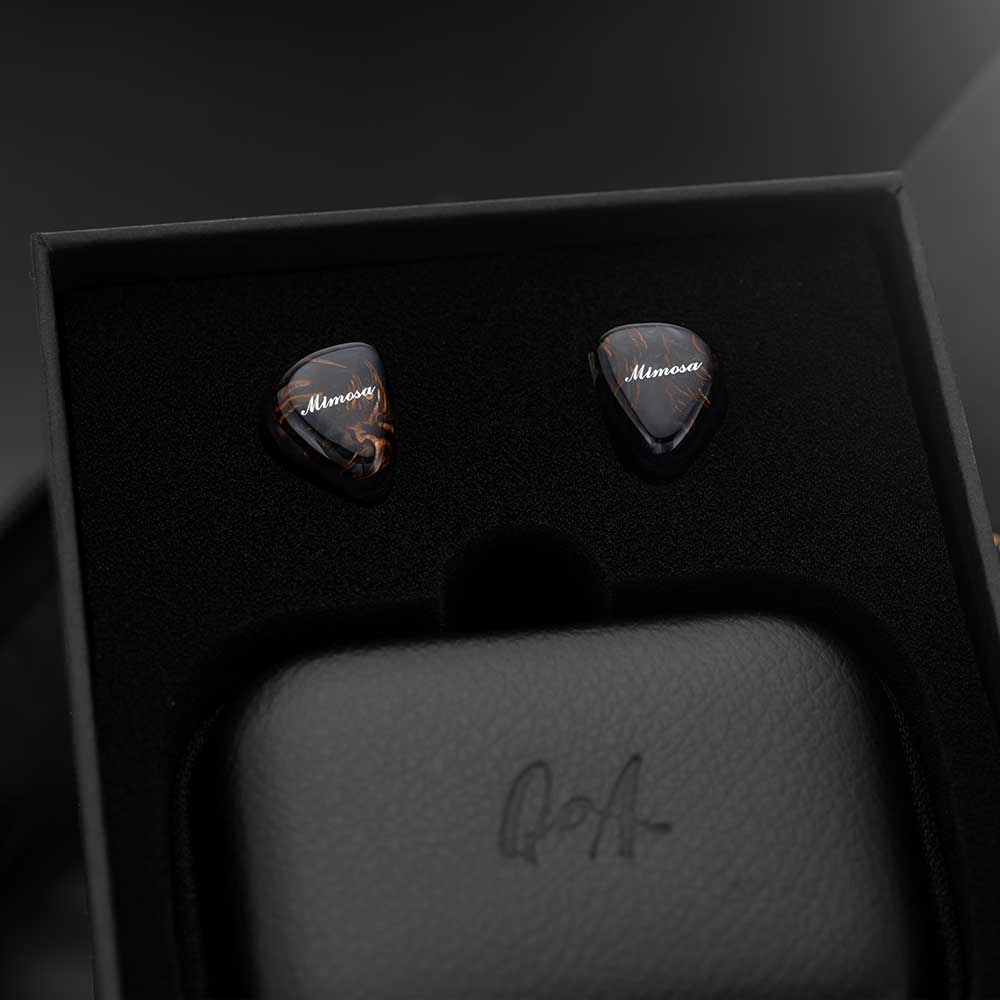 New QoA Mimosa In Ear Earphone 1 Dynamic + 1 Planar IEMs 3.5mm 4.4