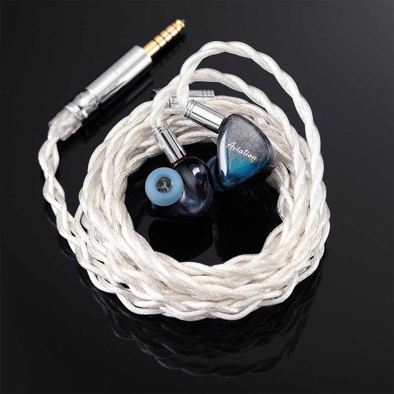 QoA Aviation 3 Knowles BA+1 DD In-Ear Earphone Hybrid Driver Monitor Headphone 0.78mm 2pin Cable HiFi Music Headest Kinera - Kinera