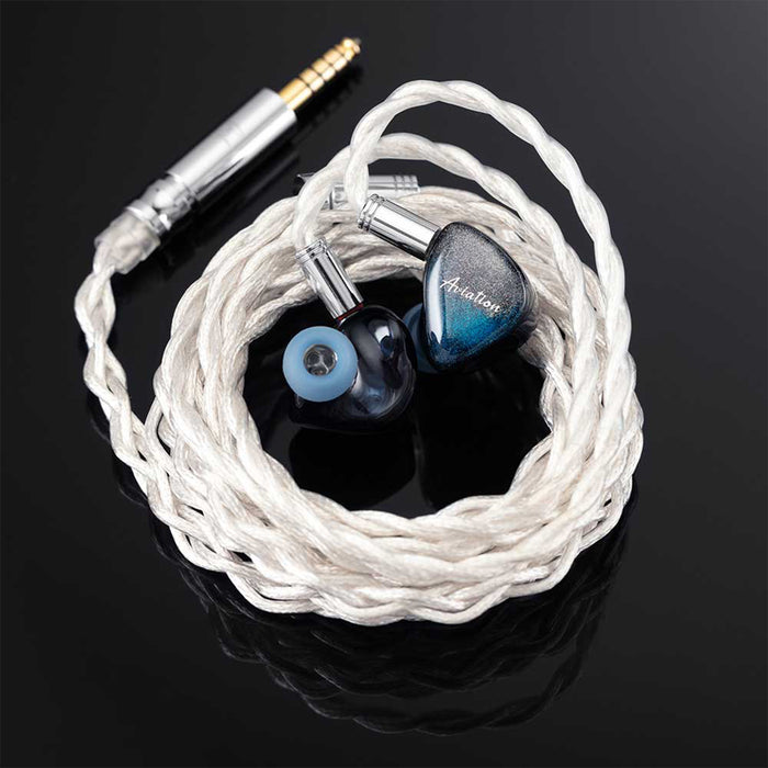 QoA Aviation 3 Knowles BA+1 DD In-Ear Earphone Hybrid Driver Monitor Headphone 0.78mm 2pin Cable HiFi Music Headest Kinera