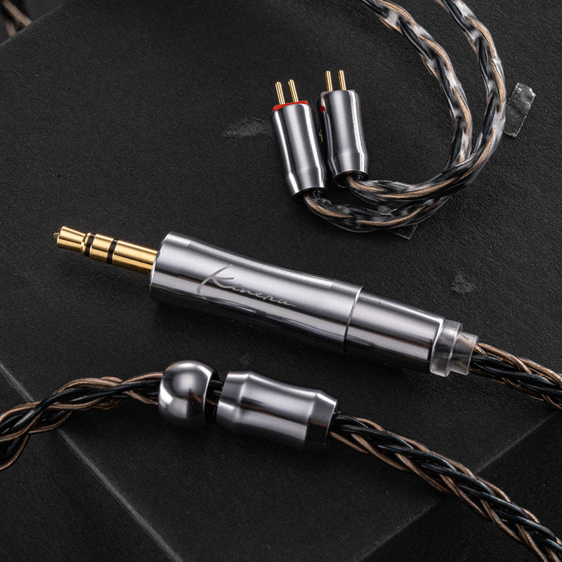Kinera Leyding Upgrade Earphone Cable With 2.5/3.5/4.4mm Plug OFC+Alloy Copper 5N Silver Plated 8 Core 0.78 2pin / MMCX Cable - Kinera