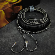 QoA Margarita Earphone 1BA+1DD+2 Sonion Electrostatic 4.4 2.5 Balance In-Ear Dynamic Driver Hifi Music Headsets Cable Headphone - Kinera