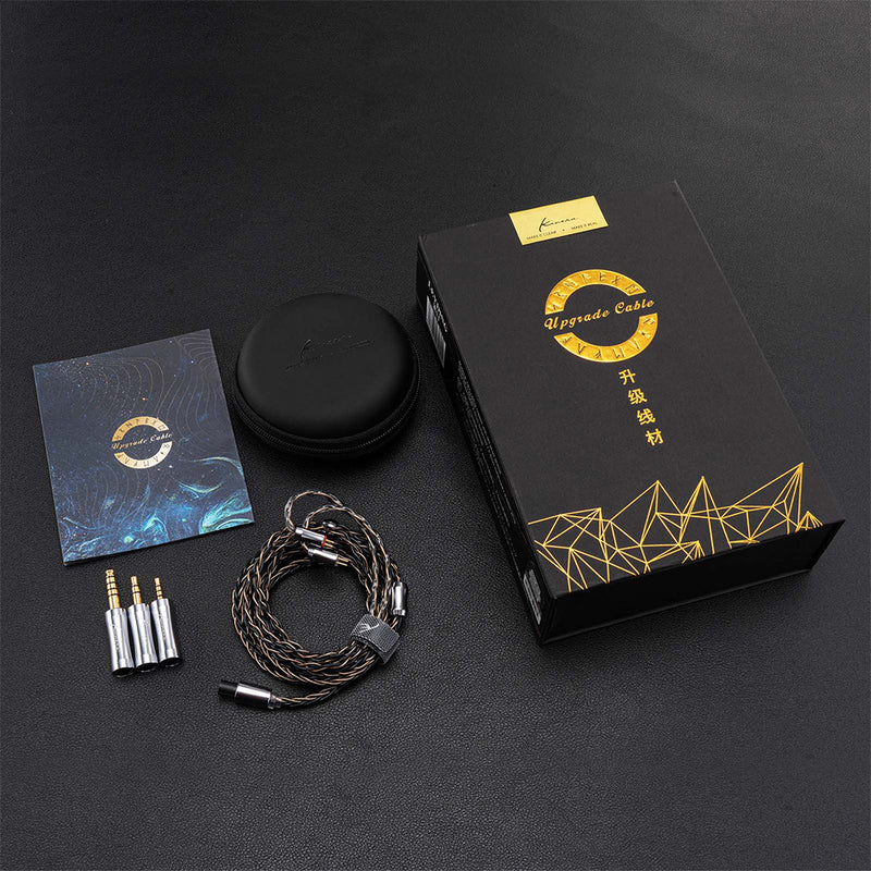 Kinera Leyding Upgrade Earphone Cable With 2.5/3.5/4.4mm Plug OFC+Alloy Copper 5N Silver Plated 8 Core 0.78 2pin / MMCX Cable - Kinera