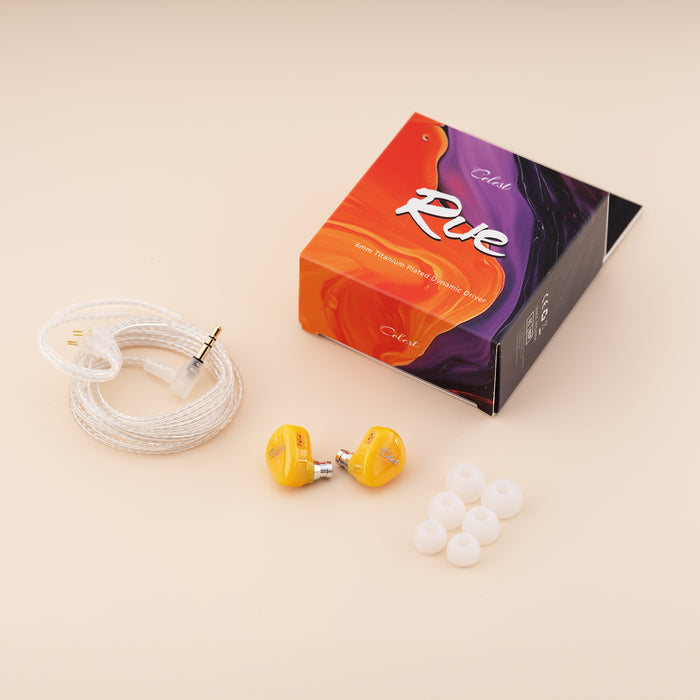 New Kinera Celest Rue In Ear Earphones Composite Titanium Diaphragm 6mm ...