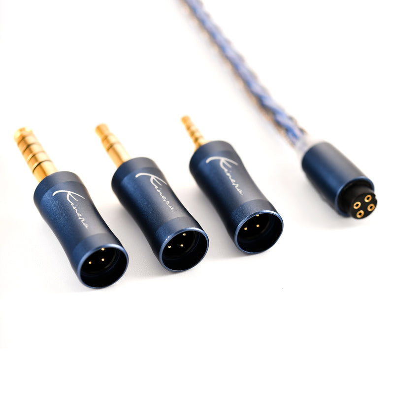 Kinera Ace 2.0 Earphone Upgrade 2.5/3.5/ 4.4mm Balanced Detachable Wired Headphone Cable With MMCX Silver Foil Alloy Copper Plug - Kinera