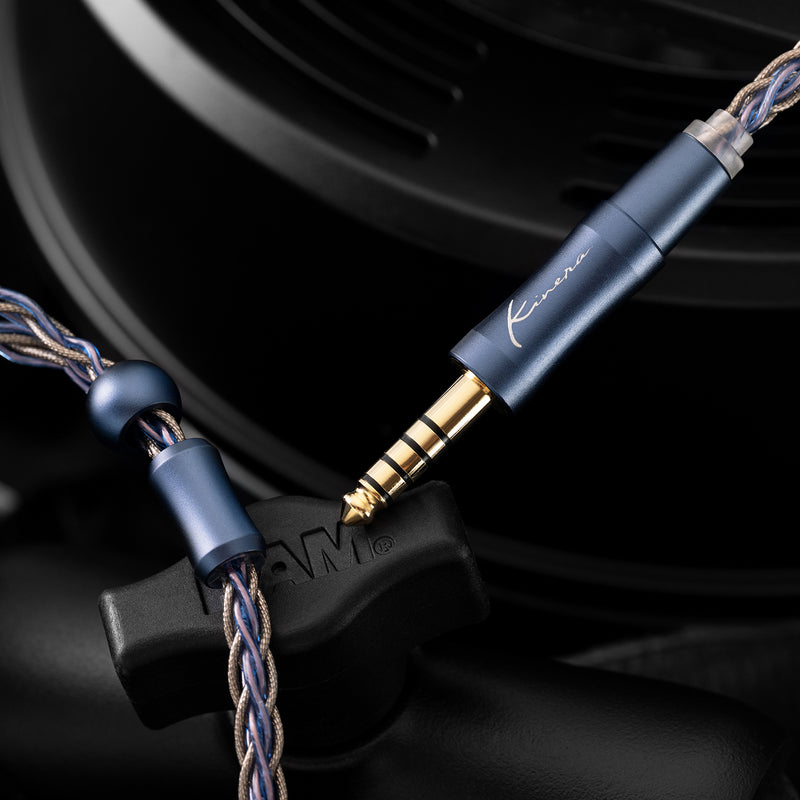 Kinera Ace 2.0 Earphone Upgrade 2.5/3.5/ 4.4mm Balanced Detachable Wired Headphone Cable With MMCX Silver Foil Alloy Copper Plug - Kinera