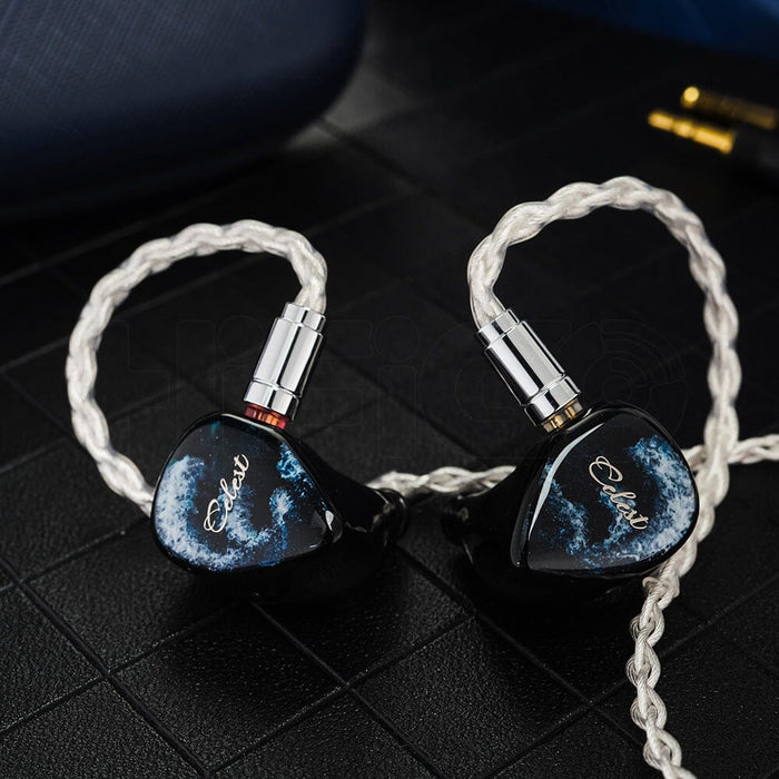 Kinera Celest Relentless High-End Hifi Music Headphones - Hybrid 1DD+6BA In-Ear Monitors with Detachable Cable, 3.5mm and 4.4mm - Kinera