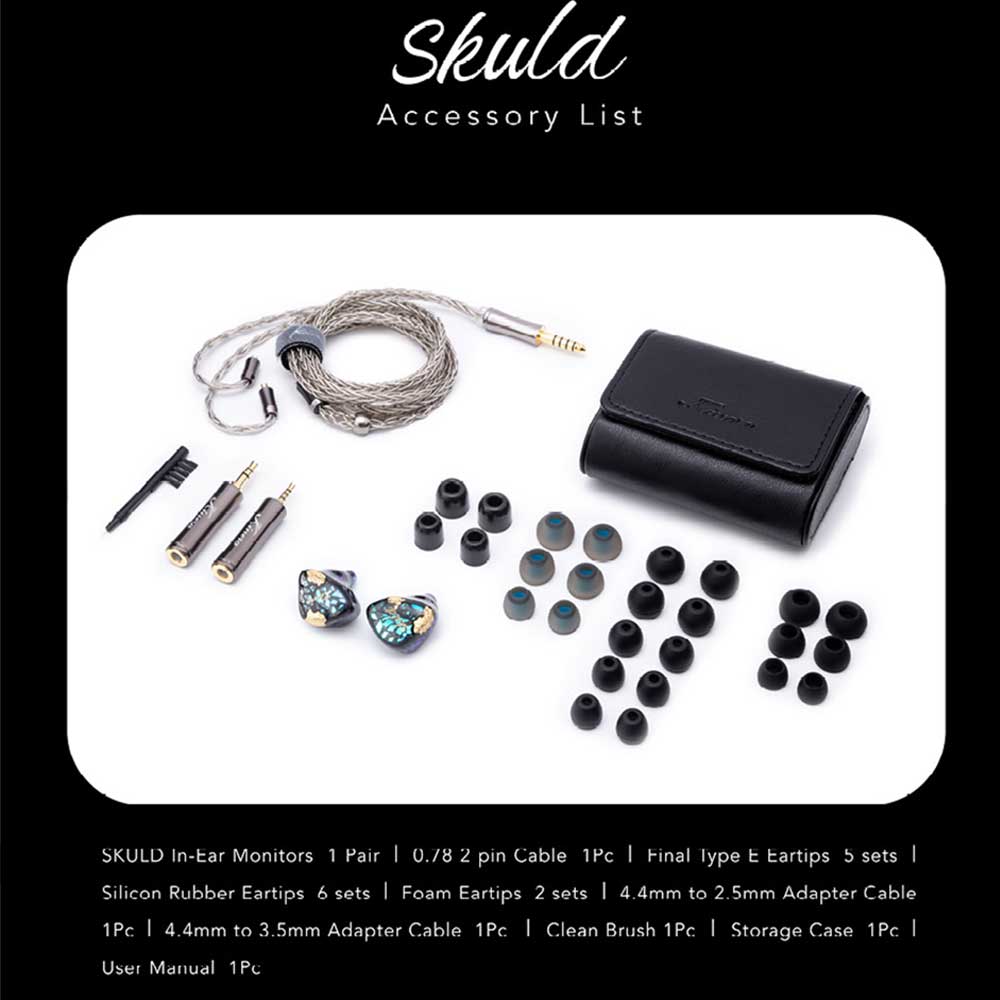 Kinera Imperial Skuld-5BA DriversHiFi Sound IEM In Ear Earphone Profes
