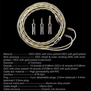 Kinera URD HiFi In-Ear Earphone,Hybrid Drivers 2DD+1BA+2EST IEMs Headset with 2Pin 0.78mm Detachable Cable & Multiple Plugs - Kinera