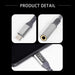 Kinera Celest RUYI - 3.5mm to Type-C & Lightning Adapter Cable Earphones Jack Adapter for Hi-Fi Music and Gaming Headsets - Kinera