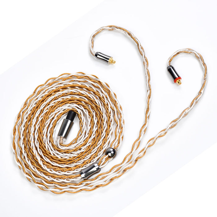 Kinera Gleipnir Pro Upgrade Detachable Headphone Cable 6N OCC Gold Plated - 2.5/3.5/4.4mm Balanced Plugs for HiFi Earphone IEMs - Kinera